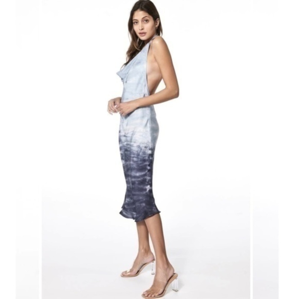 Young Fabulous & Broke REBEL HALTER SLIP DRESS